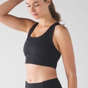Lululemon run stuff your bra longline size 6